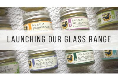 Songbird Naturals Waxes and Balms in eco-friendly 20g glass jars